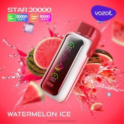 Vozol Kopen - VOZOL STAR 20000 watermeloen ijs X40H398