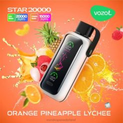 Vozol Nederland - VOZOL STAR 20000 oranje ananaslychee X40H410
