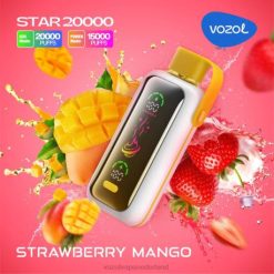 Vozol Vape Kopen - VOZOL STAR 20000 aardbei-mango X40H396
