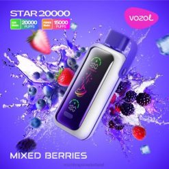 Vozol Vape Nederland - VOZOL STAR 20000 gemengde bessen X40H409