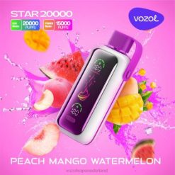 Vozol Vape Prijs - VOZOL STAR 20000 perzik-mango-watermeloen X40H411