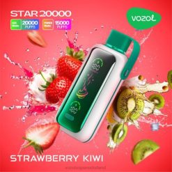 Vozol Vapes Kopen - VOZOL STAR 20000 aardbei-kiwi X40H415