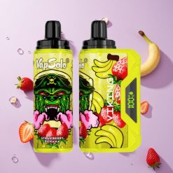 Aardbei Banaan VapSolo VIKING 12000 Puffs Wegwerp Vape Tot 12000 Puffs E-Liquid:22ml Nicotine Sterkte:20 mg/ml & 50 mg/ml