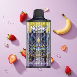 Aardbei Banaan Vapsolo Super 15000 Puffs Wegwerp Vape 40ml Vloeistof 850mah Batterij