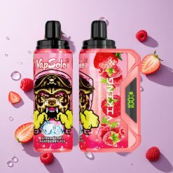 Aardbei Framboos IJs VapSolo VIKING 12000 Puffs Wegwerp Vape Elektriciteit & brandstofverbruik Type-C