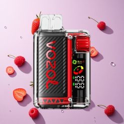 Aardbei Framboos Kers VOZOL Vista 20000 Puffs Herlaadbare batterij: 650mAh Nicotinesterkte: 2%