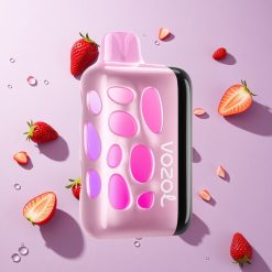 Aardbei IJs VOZOL RAVE 40000 Wegwerp Vape 80% Opgeladen in 20 Min 1000mAh Batterijcapaciteit