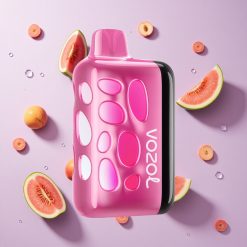 Aardbei Meloen Perzik VOZOL RAVE 40000 Wegwerp Vape 270 degrees Helder Gloeiend Ontwerp 1000mAh Batterijcapaciteit