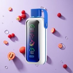 Blauwe Framboos IJs VOZOL Star 20000 Puffs Wegwerp Vape met 2.2" HD spiegelbeeldscherm en Dubbele mesh