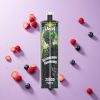 Blauwe bes Framboos Uwin Shisha Hookah Crystal 20000 Puffs 22ml Capaciteit 650 mAh Batterij