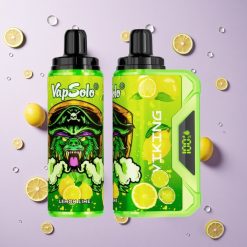 Citroen Limoen VapSolo VIKING 12000 Puffs Wegwerp Vape 22ml E-Liquid 20 mg/ml & 50 mg/ml Nicotine Sterkte