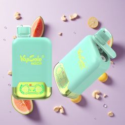 Drievoudige Meloen & Ananas Kokos Vapsolo Twins 20000 Puffs Wegwerp Vape - 40 ml E-Vloeistof, 2 Olietanks