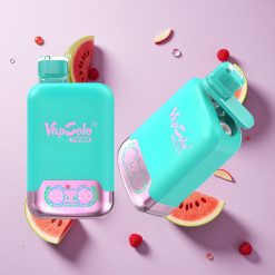 Drievoudige Meloen & Framboos Watermeloen Vapsolo Twins 20000 Puffs Wegwerp Vape 40 ml E-Liquid, 2 Olie Tanks