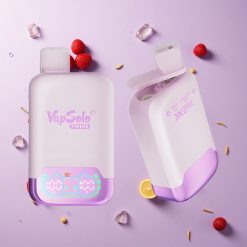 Druif IJs & Aardbei Kiwi Vapsolo Twins 20000 Puffs Wegwerp Vape, 40 ml E-Liquid, Oplaadpoort: Type-C