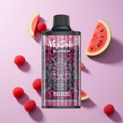 Framboos Watermeloen Vapsolo Super 15000 Puffs Wegwerp Vape Carton Grootte: 44 43 26.5CM E-Vloeistof: 40ml