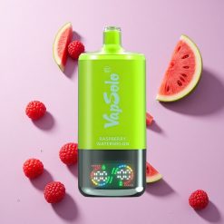 Framboos Watermeloen Vapsolo Triple 30000 Puffs Wegwerp Vape E-Liquid: 40ml, Nicotine Sterkte: 20 mg/ml,50 mg/ml