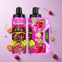 Frisse Kers VapSolo VIKING 12000 Puffs Wegwerp Vape met LED-display & Type-C oplaadpoort, tot 12000 Puffs, e-vloeistof: 22ml