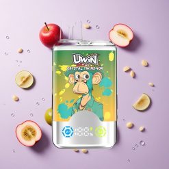 Kiwi Passievrucht Guava Twee Appel Uwin Crystal Twins 40000 Puffs Wegwerp Vape met 32ml E-vloeistof Capaciteit