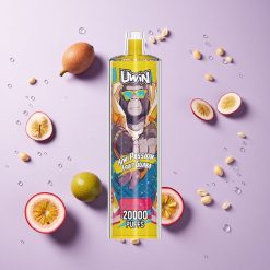 Kiwi Passievrucht Guave Uwin Shisha Hookah Crystal 20000 Puffs 22ml Capaciteit Mesh Coil