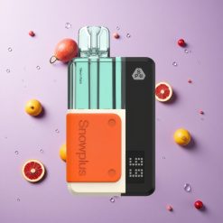 Neon Regen Snowplus Swift 15000 Puffs Pod Kit - 15000 Puffs, Afmetingen: 43 x 81 x 25 mm - Herbruikbare batterij
