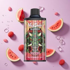 Watermeloen IJs Vapsolo Super 15000 Puffs Wegwerp Vape 40ml Vloeistof 850mah Mesh Coil
