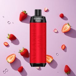 Aardbei Punch Al Fakher Crown Bar 8000 Crystal Wegwerp Vape 18ml e-Liquid Capaciteit Tot 8000 Puffs