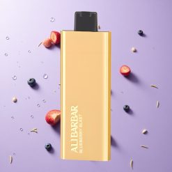 Blauwe Bes Alibarbar Pandora 7000 Puffs Wegwerp Vape met 17 ml e-vloeistof en 1.0 Ohm spoelweerstand