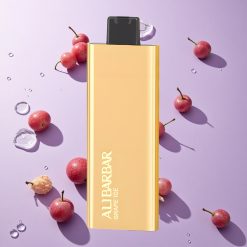 Druiven IJs Alibarbar Pandora 7000 Puffs Wegwerp Vape met 17 ml vloeistofcapaciteit en 1.0 ohm spoelweerstand