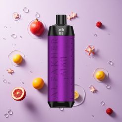 IJsige Weelderige Al Fakher Crown Bar 8000 Crystal Wegwerp Vape Met 18ml e-Vloeistof Capaciteit en Tot 8000 Puffs