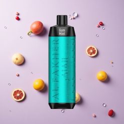 Kauwgom Munt Al Fakher Crown Bar 8000 Wegwerp Vape met 18ml e-Liquid Capaciteit en Tot 8000 Pufs