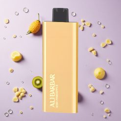 Kiwi Ananas Alibarbar Pandora 7000 Puffs Wegwerp Vape met 17 ml vloeistofcapaciteit en 1.0 ohm spoelweerstand