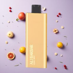 Koel Munt Alibarbar Pandora 7000 Puffs Wegwerp Vape met 17 ml vloeistof en 1.0 Ohm weerstand