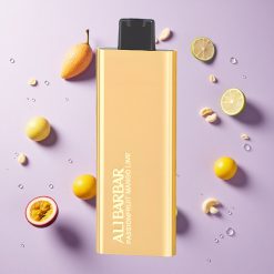 Passievrucht Mango Citroen Alibarbar Pandora 7000 Puffs Wegwerp Vape met 17 ml vloeistof capaciteit en 1.0 Ohm spoelweerstand