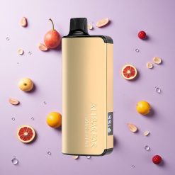 Zwarte Bos Alibarbar Ingot 9000 Puffs Wegwerpe-sigaret met 22ml Vloeistofcapaciteit en 2350mah Batterijcapaciteit